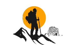 Hiking Sardinia — escursionista sul sole